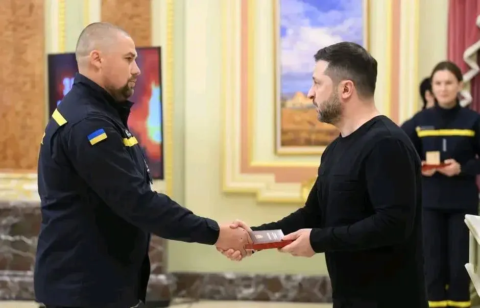 Рятувальник із Білозерки Олександр Піскун отримав орден «За мужність»
