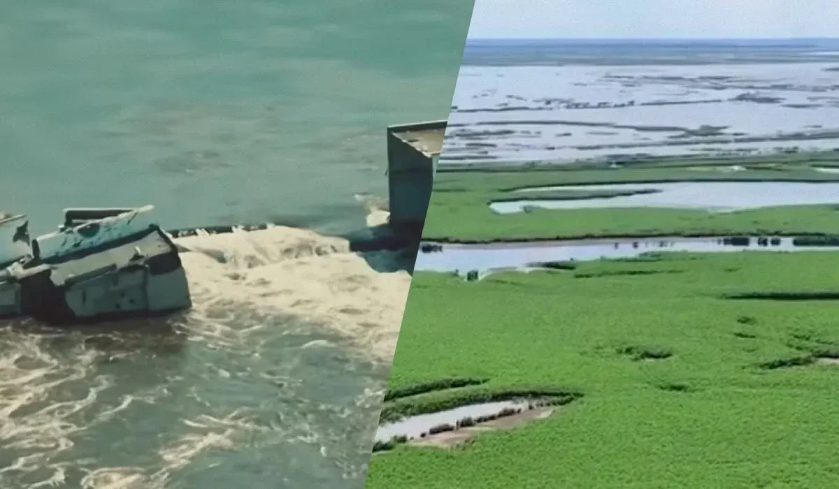 Каховське водосховище: як висохле дно стало ареною боїв