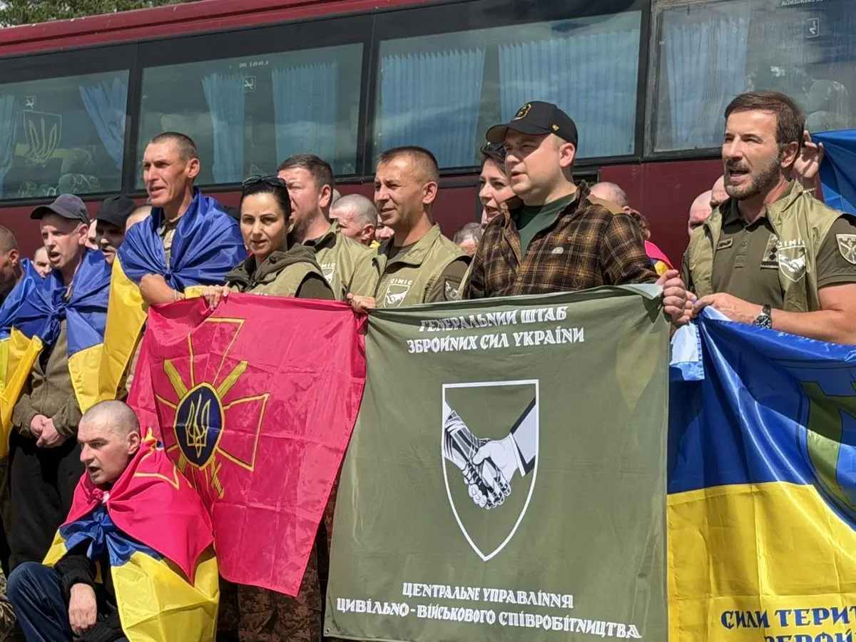 103 захисники повернулися з полону: серед них воїни з Херсонщини