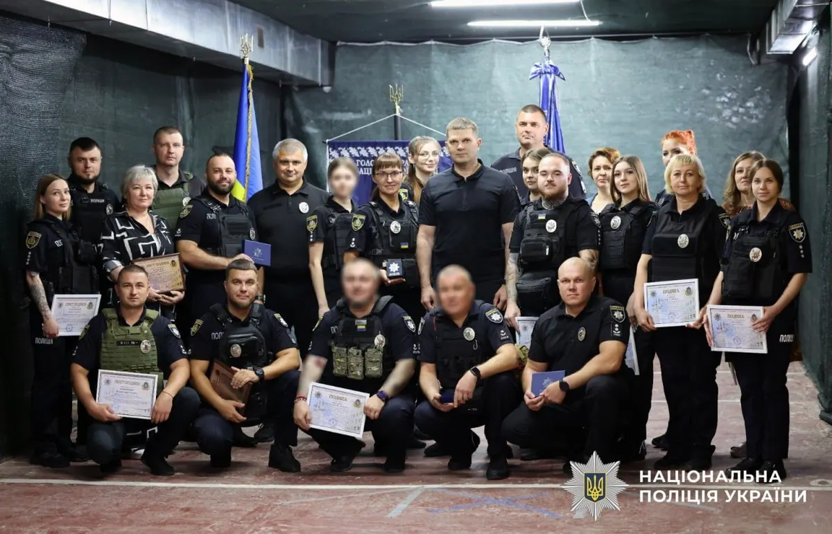 Поліцейських Херсонщини відзначили за роботу з доказами та захист даних