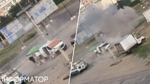 «Полювання» дрона у Херсоні: чоловік дивом вижив після атаки на ринку