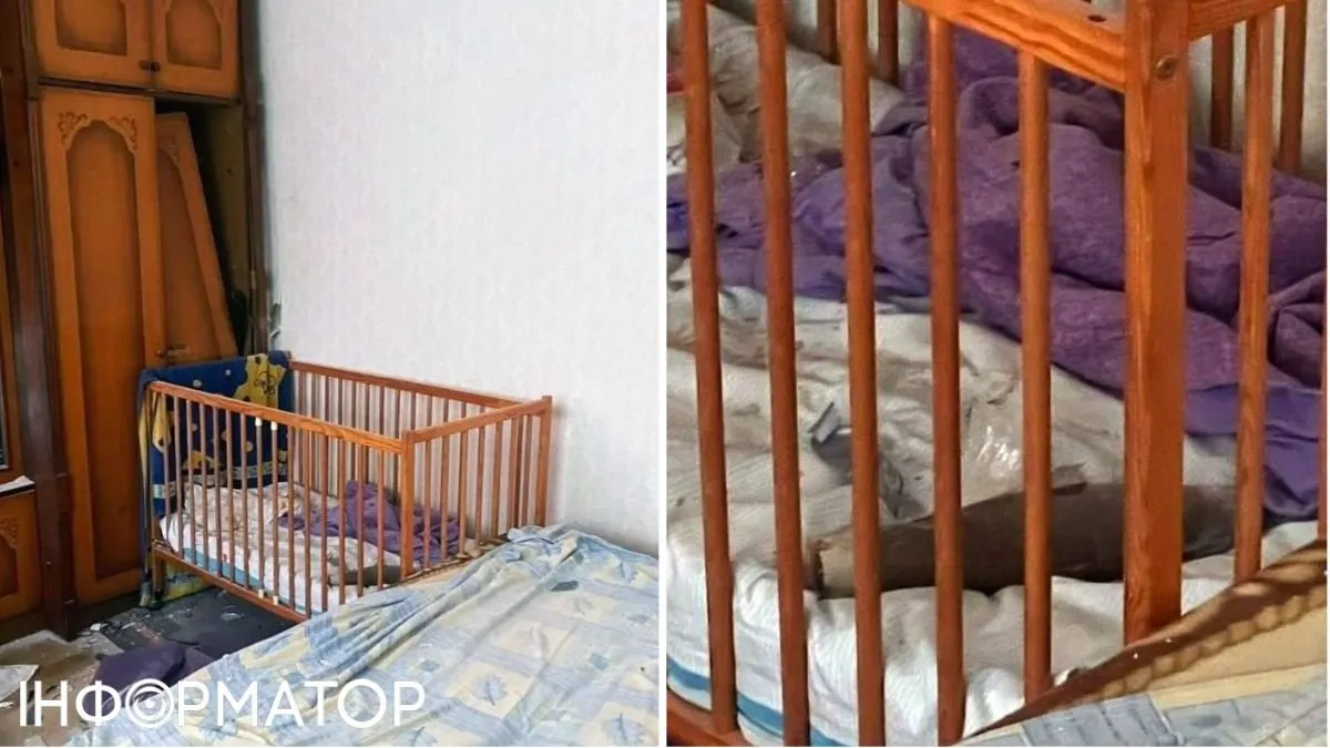 Боєприпас РФ влучив у ліжечко дворічного хлопчика в Херсоні