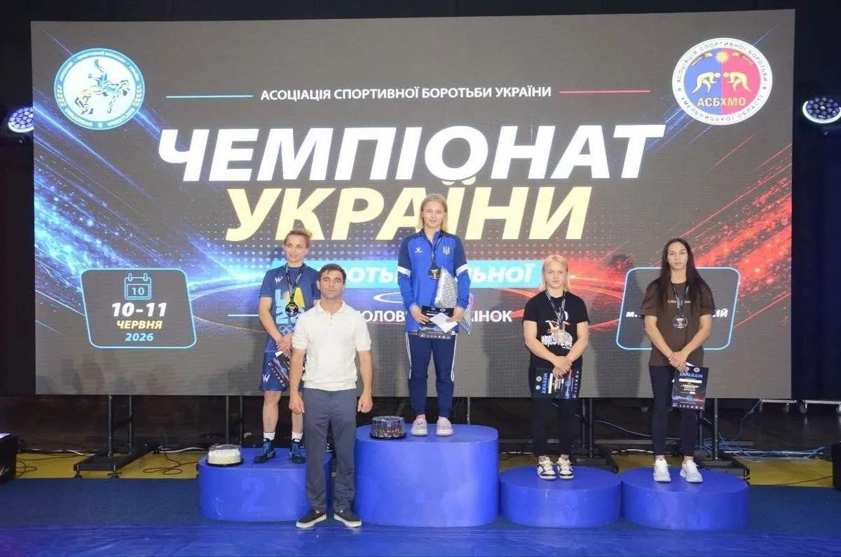 Каховчанка здобула «золото» на чемпіонаті України з вільної боротьби
