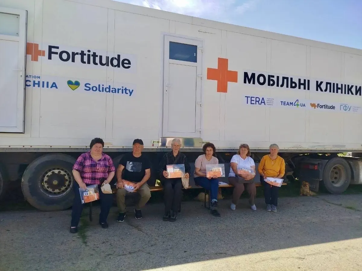 Мобільна клініка «Fortitude» прийняла понад 500 жителів Херсонщини