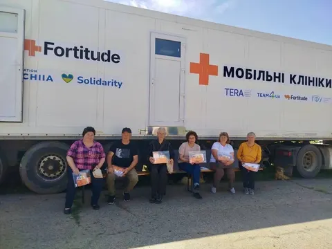 Мобільна клініка «Fortitude» прийняла понад 500 жителів Херсонщини