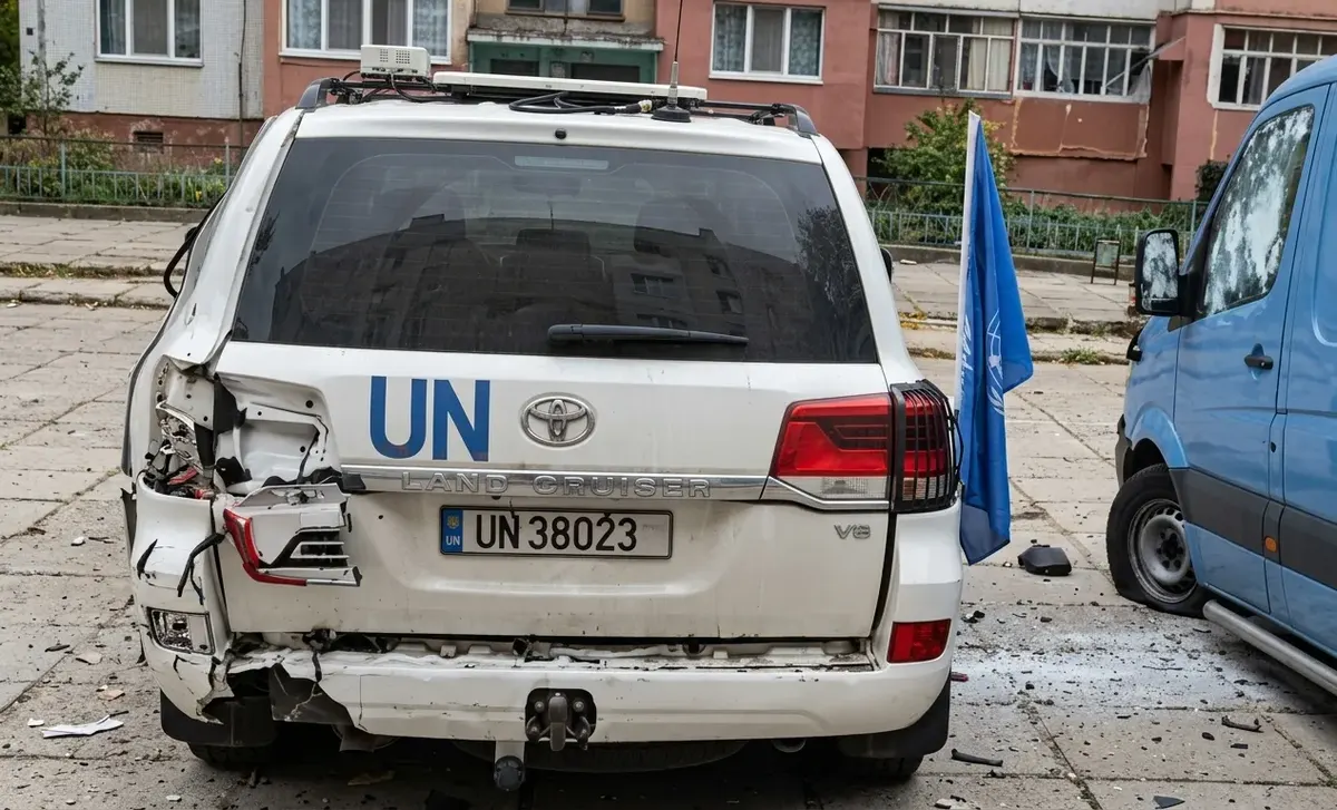Окупанти частіше цілять по транспорту волонтерів у Херсоні