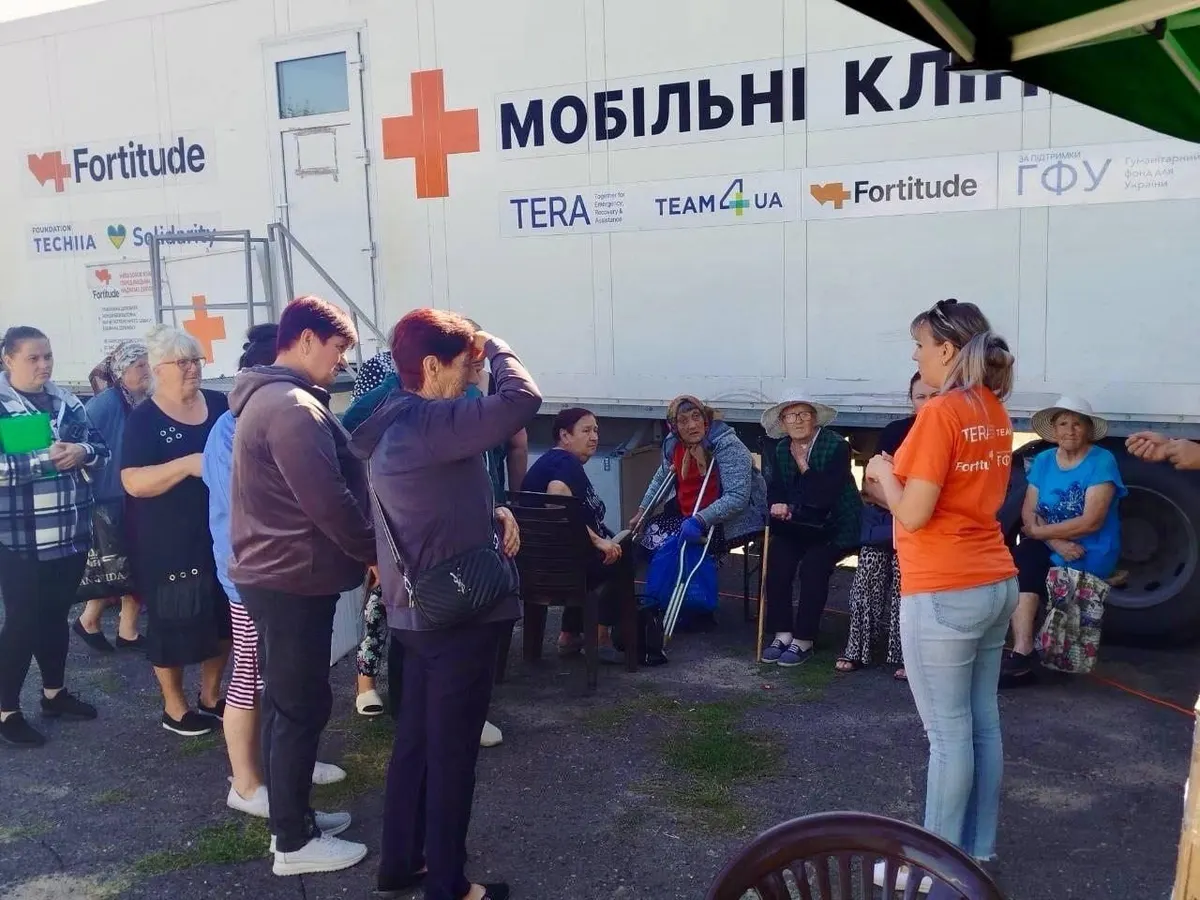 Мобільна клініка «Fortitude» за тиждень прийняла понад 450 жителів Херсонщини