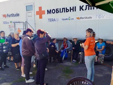 Мобільна клініка «Fortitude» за тиждень прийняла понад 450 жителів Херсонщини
