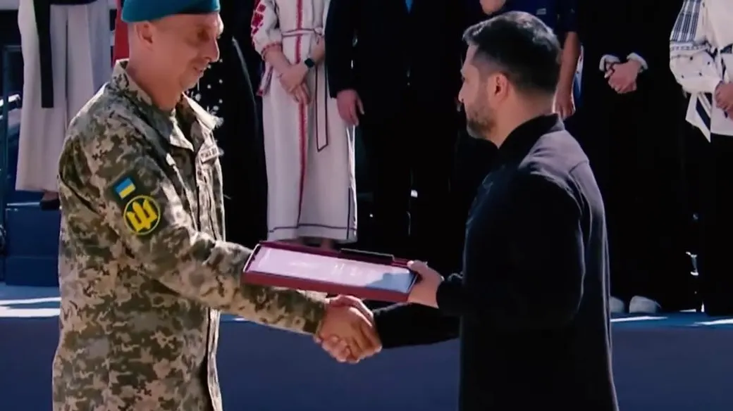 Морпіх з 34 бригади Володимир Верещака став Героєм України