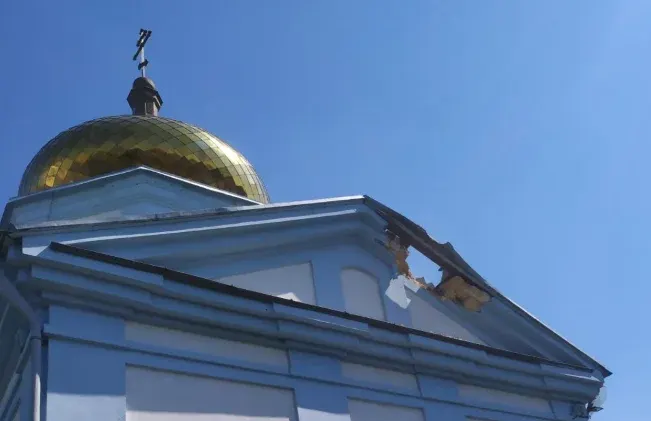 Російський дрон атакував Стрітенський собор у Херсоні
