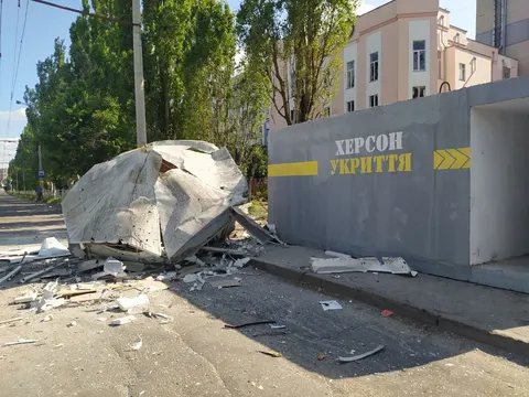 Обстріл Херсонщини 26 травня: загиблий і 17 поранених