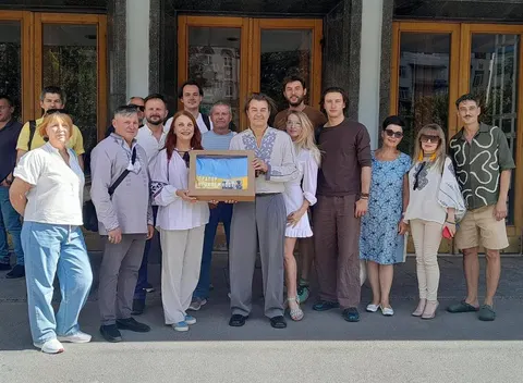 Копію історичного Прапора Незалежності передали Херсону