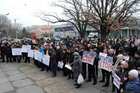 В Каховке проходит народное вече