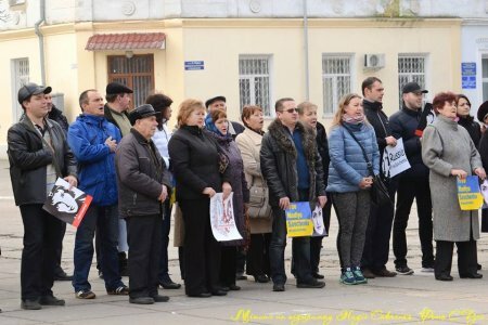 В Каховке состоялась акция в поддержку Надежды Савченко