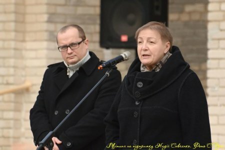 В Каховке состоялась акция в поддержку Надежды Савченко